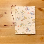 《 四六判》ブックカバー  ハンドメイド     うさぎ  ピンク