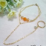 フレッシュオレンジのフィンガーブレスレット