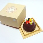 ☆ミニチュア　ドームケーキ『フルーツチョコ２』　☆ケーキボックスつき