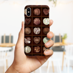 iPhone12/iPhoneSE2/iPhone11/iPhone11Pro/iPhoneXR/iPhoneXS/スマホケース/チョコレート/チョコ/名入れ/お菓子/iPhone