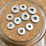 10個セット カレンシルバー  平丸 パーツ no.70