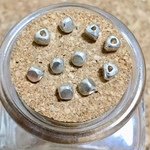 10個セット カレンシルバー  小粒 パーツ no.75