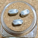 3個セット カレンシルバー  魚模様  no.76