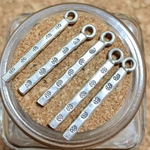 5個セット カレンシルバー  下がりパーツ no.77