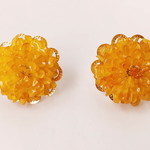 菊の一粒ピアス【現品限り】