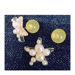 お星様のパールピアス