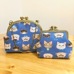 【M様専用オーダー品】にんまりネコさん♪がま口セット