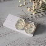 送料無料＊再販·冬のドライフラワーピアス/イヤリング