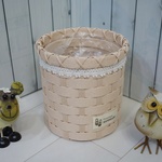 卓上用ゴミ箱（薄ピンク）