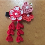 つまみ細工  髪飾り