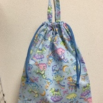 ☆新作☆持ち手巾着 約37×30