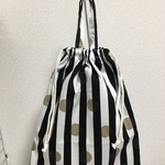 ☆新作☆持ち手巾着 約37×30