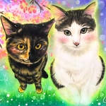 猫の似顔絵