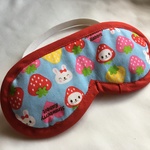 【ｍ様オーダー品】入園入学アイマスク★いちごウサギちゃん