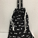 ☆新作☆持ち手巾着 約37×30