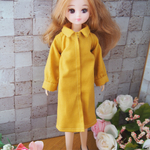 リカちゃん シャツワンピ マスタード