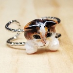tamahaha さんご検討 猫リング　男前
