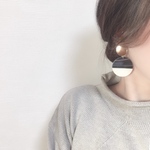 ゴールドプレート×ブラックプレートpierce