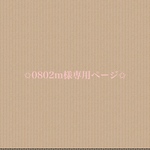 ✩︎0802m様専用ページ✩︎