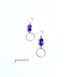 【 新作 】夜空 gradation earring（ピアス変更可）