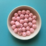 ホイップクリームのアクリルビーズ（ピンク/30個）