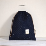 お着替え入れ”Stars!"＊ネイビー