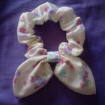 たれリボンシュシュ　フラワー