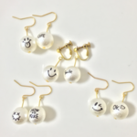 smileパールピアスとイヤリング