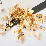 【g0834】カン付きピアス　皿直径8ミリ　各90個(45ペア)セット