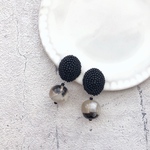 vintage black ピアス・イヤリング