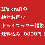 絶対お得‼選べるドライフラワー作品福袋　送料込み10000円