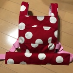 赤ドット ぬいぐるみ用 抱っこ紐   子ども用 