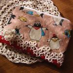 【在庫処分SALE】可愛いペンギン柄の１２cmファスナーポーチ