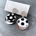 チタンポスト●dot monotone○SV pierce