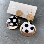 チタンポスト●dot monotone○GLD pierce