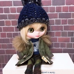 20cmドール アウトフィット モッズコート