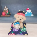 羊毛フェルト 受注製作品 可愛い鬼ちゃん見本品