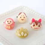 新年！縁起物パンのブローチセット