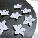 お花 フラワー アクリル パーツ