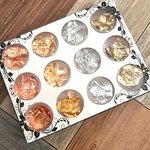 金、銀、ピンクゴールド、レインボーゴールド箔 