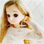 再販❤️折鶴ピアス🕊リカちゃんサイズ