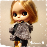 新年特価！ワンコイン！ブライス・リカちゃん フード付きポンチョ