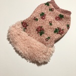 もふもふ裾のお花柄ワンピ