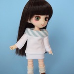 オビツ11用・オフショルダーワンピースC