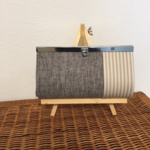 《みね様専用出品》直線＊がま口長財布
