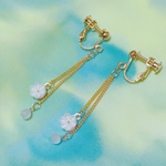 【初売り】つまみ細工 六花のイヤリング