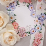 ★SALE★[樂意] [LY-034] 玫瑰園 Le Jardin de Rêves(ローズガーデン) 花柄 和紙マスキングテープ(剥離紙付き)
