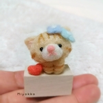 【ご依頼品】小さな癒しマスコット ＊ にゃんこ
