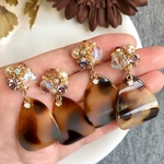【no.175】ビジュー×べっ甲ピアス