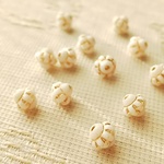 遥か彼方へ　チェコビーズ　6mm 12個